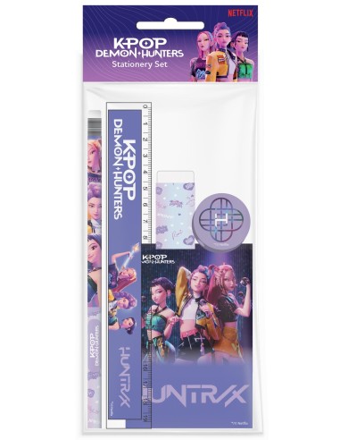 K-POP DEMON HUNTERS - Set de Papeterie - 5pc.