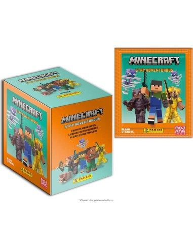 MINECRAFT - Panini Display 36 Pochette 5 Stickers