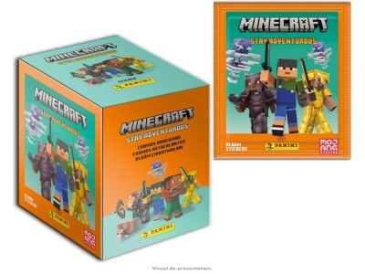 MINECRAFT - Panini Display 36 Pochette 5 Stickers