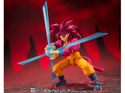 DRAGON BALL DAIMA - Goku Super Saiyan 4 -Figurine S.H. Figuarts 14.5cm