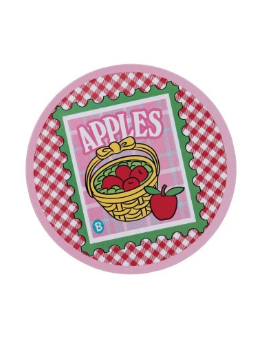 BARBIE - 4 Dessous de Verres Gravés en Métal