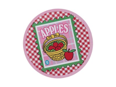 BARBIE - 4 Dessous de Verres Gravés en Métal
