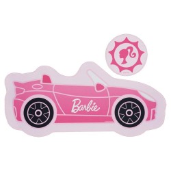 BARBIE - Voiture - Tapis de Bureau XL + 1 Sous-Verre