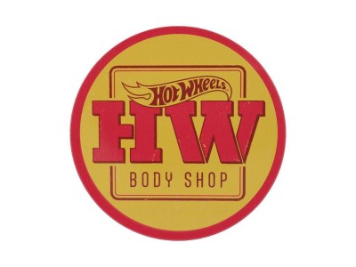 HOT WHEELS - 4 Dessous de Verres Gravés en Métal