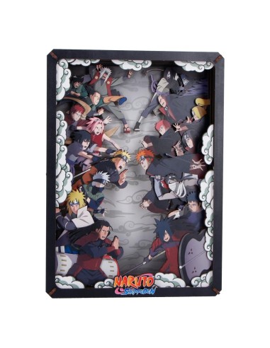 NARUTO - Combat - Théatre en bois (Large)