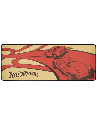 HOT WHEELS - Tapis de Bureau XL + 1 Sous-Verre
