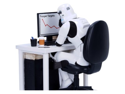 STAR WARS - Stormtrooper "Slave to the Wage" - Statuette 13.7cm