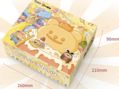 BEARISBUG - Sweetie's Party Series - Blind Box 4 Set de 3 Figurine