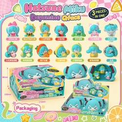 HATSUNE MIKU - Dopamine Qface - Blind Box 4 Set de 3...