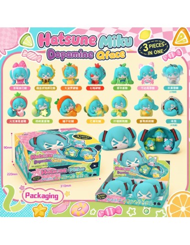 HATSUNE MIKU - Dopamine Qface - Blind Box 4 Set...
