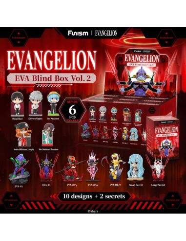 EVANGELION - EVA - Blind Box Set 6 Figurine Vol.2