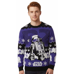 STAR WARS - R2-D2 - Pull de Noël Homme (M)
