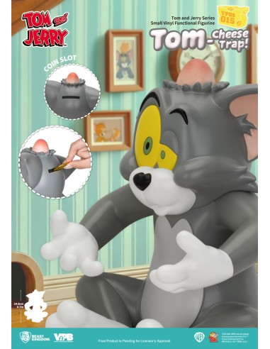 TOM & JERRY - Tom Cheese Trap - Tirelire 24.8cm
