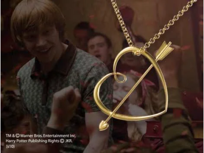 HARRY POTTER - Pendentif Coeur - Ron Weasley
