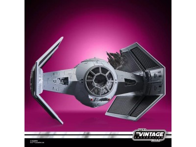 STAR WARS - Dark Vador avec Tie avancé - Figurine Vintage Coll. 10cm