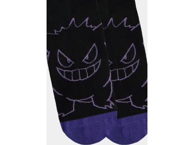 POKEMON - Ectoplasma - Pack de 3 paires de chaussettes (T39-42)
