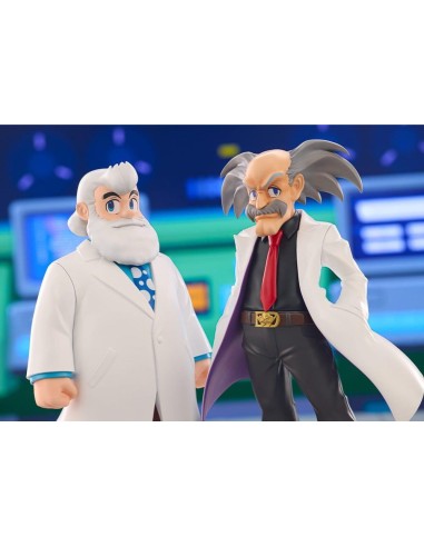 MEGA MAN - Dr. Willy & Dr. Light - Statuette...