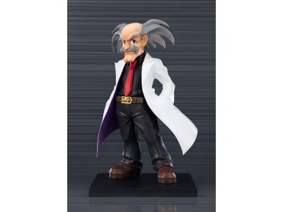 MEGA MAN - Dr. Willy & Dr. Light - Statuette Oshi Works 22cm