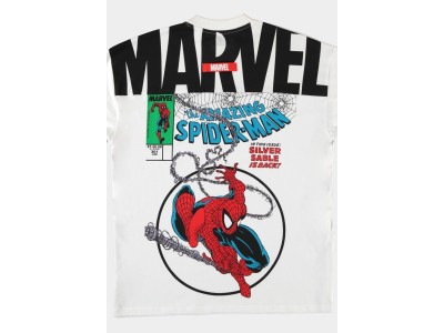 SPIDER-MAN - Split Comic - T-shirt Homme Loose Fit (L)