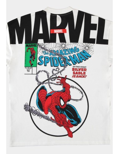 SPIDER-MAN - Split Comic - T-shirt Homme Loose...