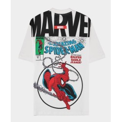 SPIDER-MAN - Split Comic - T-shirt Homme Loose Fit (M) 2