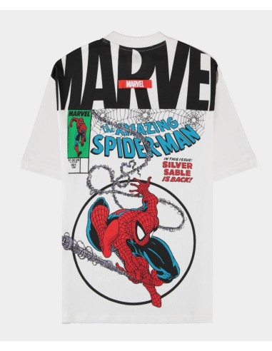 SPIDER-MAN - Split Comic - T-shirt Homme Loose...