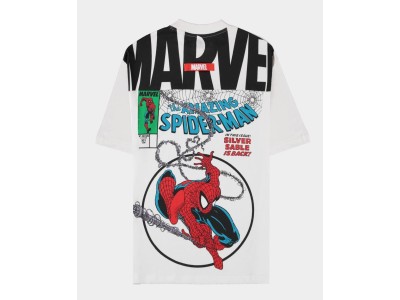 SPIDER-MAN - Split Comic - T-shirt Homme Loose Fit (M)