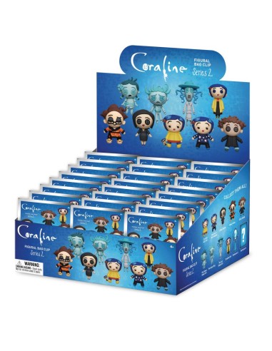 CORALINE - Series 2 - 3D Foam Bag Clip (Display...