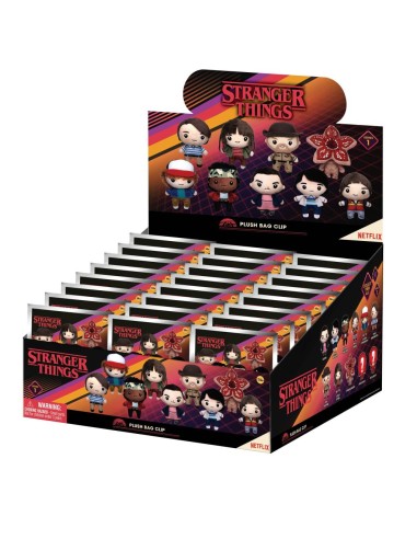 STRANGER THINGS - Plush Bag Clip (Display 24 Pcs)