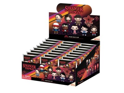 STRANGER THINGS - Plush Bag Clip (Display 24 Pcs)
