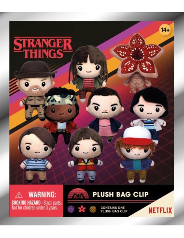 STRANGER THINGS - Plush Bag Clip (Display 24 Pcs)