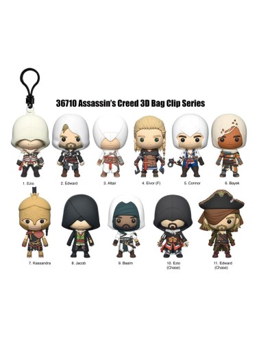 ASSASSIN'S CREED - Series 1 - 3D Foam Bag Clip...