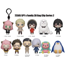 SPY X FAMILY - Series 1 - 3D Foam Bag Clip (Display 24 Pcs) 2
