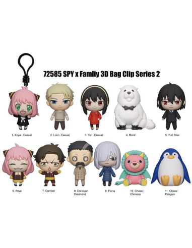 SPY X FAMILY - Series 1 - 3D Foam Bag Clip...