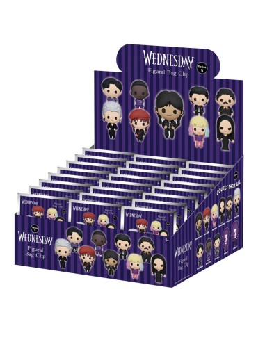 MERCREDI - Series 5 - 3D Foam Bag Clip (Display...