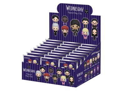 MERCREDI - Series 5 - 3D Foam Bag Clip (Display 24 Pcs)