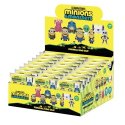 MINIONS - Series 1 - 3D Foam Bag Clip (Display 24 Pcs)