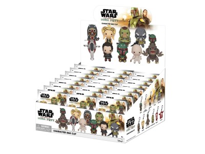 LE LIVRE DE BOBA FETT - Series 1 - 3D Foam Bag Clip (Display 24 Pcs)