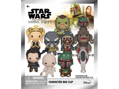 LE LIVRE DE BOBA FETT - Series 1 - 3D Foam Bag Clip (Display 24 Pcs)