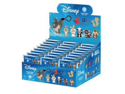 DISNEY - Personnages de la Forêt - 3D Foam Bag Clip (Display 24 Pcs)