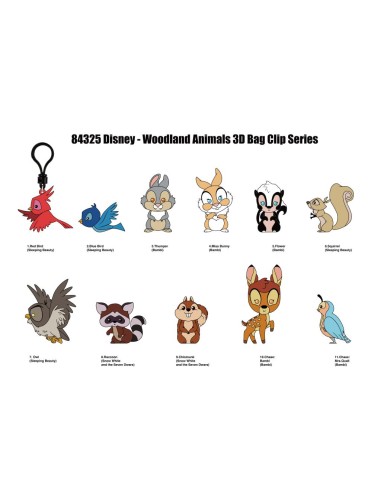 DISNEY - Personnages de la Forêt - 3D Foam Bag...