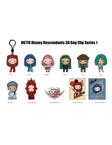 DESCENDANTS - Series 1 - 3D Foam Bag Clip...