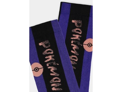 POKEMON - Ectoplasma - Pack de 3 paires de chaussettes (T43-46)