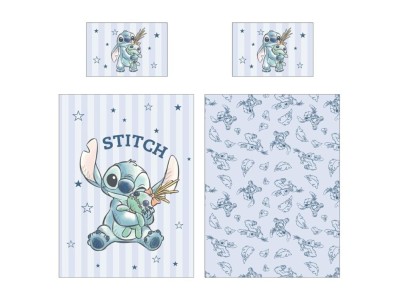 DISNEY - Stitch - Parure de lit 100x140cm + 40x60cm