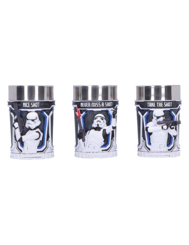 STAR WARS - Stormtrooper - Set de 3 verres à shots