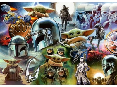 THE MANDALORIAN AND GROGU - Puzzle 1000P
