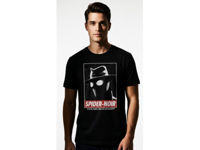 SPIDER-MAN NOIR - With no power comes nos responsability - T-Shirt (S)