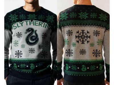 HARRY POTTER - Serpentard - Pull de Noël Homme (XL)