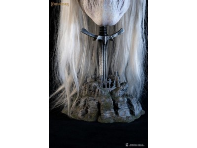 LE SEIGNEUR DES ANNEAUX - Roi Nazgul - Masque Scale Art 1/1 73cm