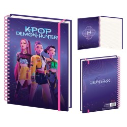 K-POP DEMON HUNTERS - Huntrix - Carnet de notes A4